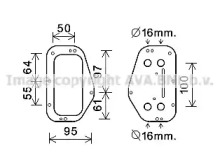AVA QUALITY COOLING ol3684 -  масляный радиатор, двигательное масло